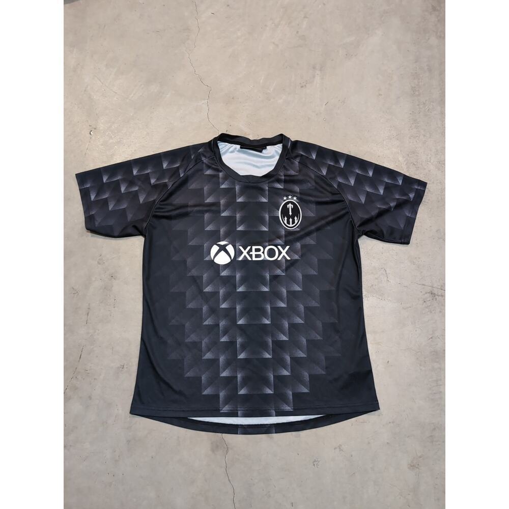 Trapstar x Xbox Jersey Mens L Gray 23 Short Sleeve